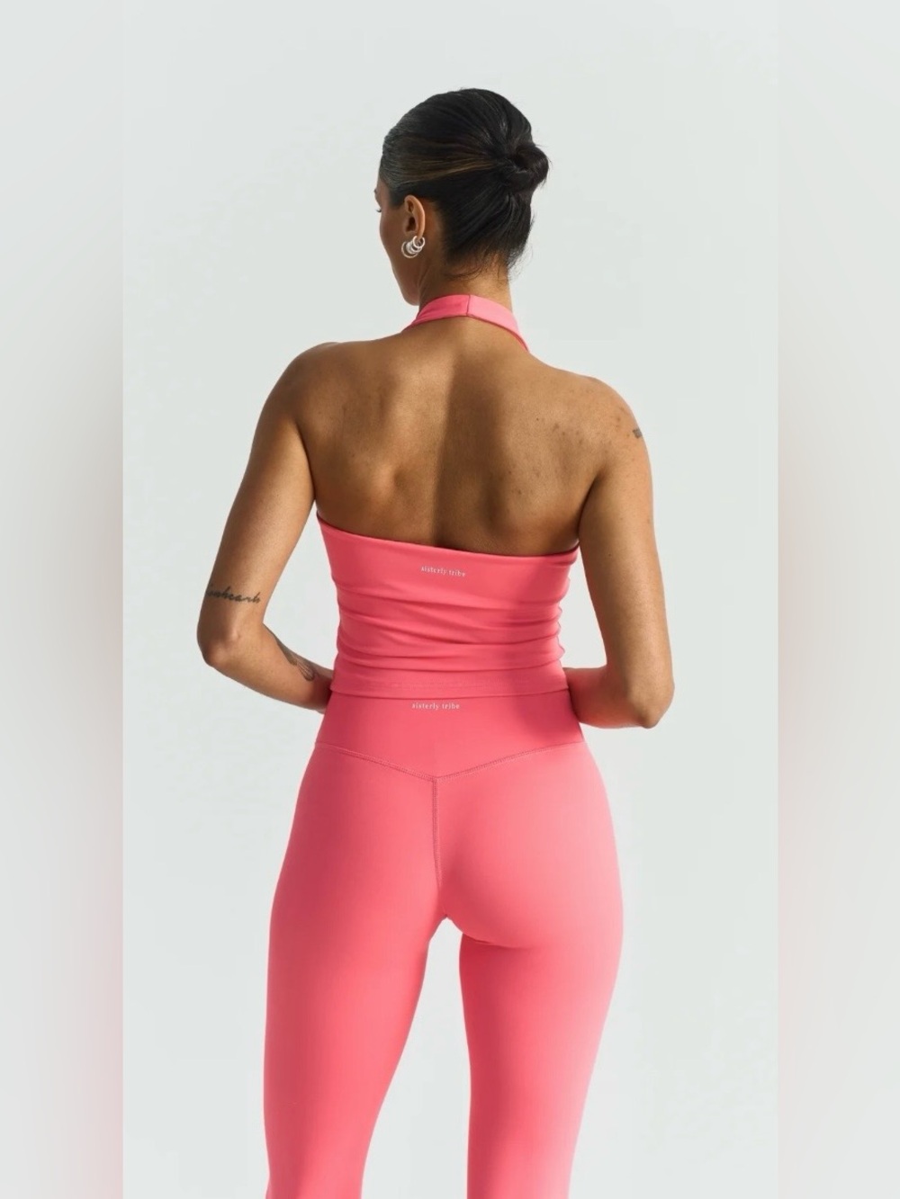 Sisterly Tribe Coral Soft Sculpt Leggings